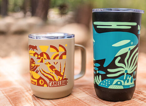 Two Wyatt Hersey designed Drinkware. Two Wyatt Hersey designed Drinkware.
