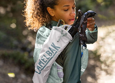 Zephyr Pro Vest on a runners back