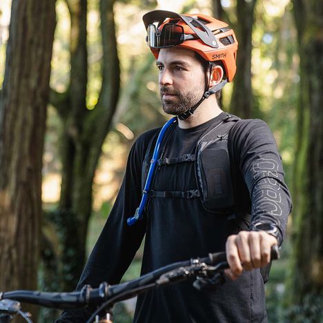 Iago on a mountain bike