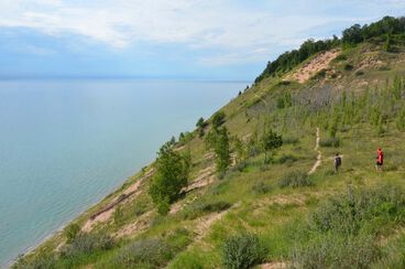 A photo of the Lakeshore at Sleeping Bear Dunes National Lakeshore.