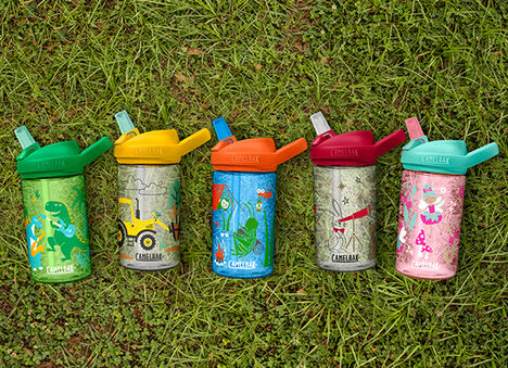 Eddy+ Kids Limited Edition Bottles laying in grass Eddy+ Kids Limited Edition Bottles laying in grass