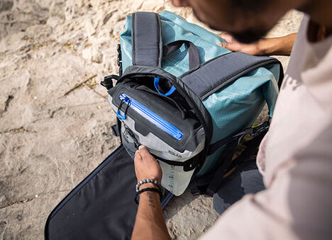 Man admiring his Fusion Group Reservoir