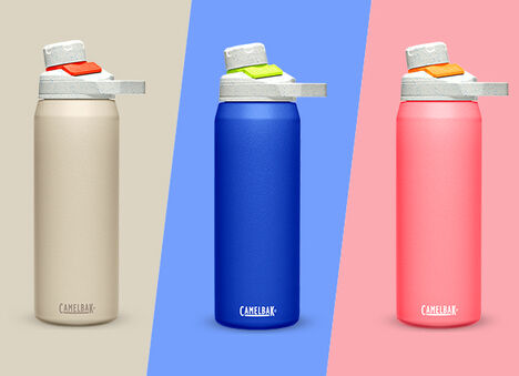 Lineup of three limited edition Color Crush II bottles.