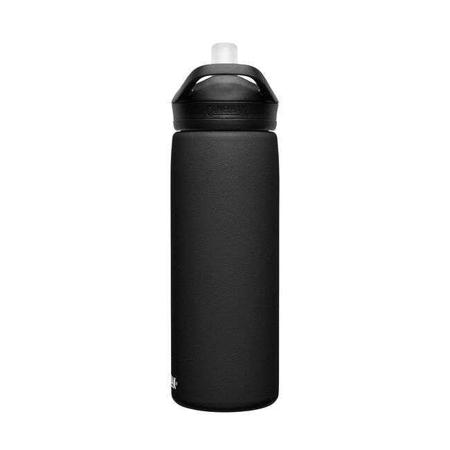 CamelBak eddy+ Water Bottle with Straw 32oz - Insulated Stainless Steel,  Black Black bottle 