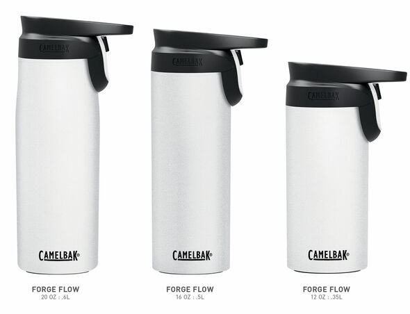 Forge Flow 12 oz Travel Mug, Insulated Stainless Steel