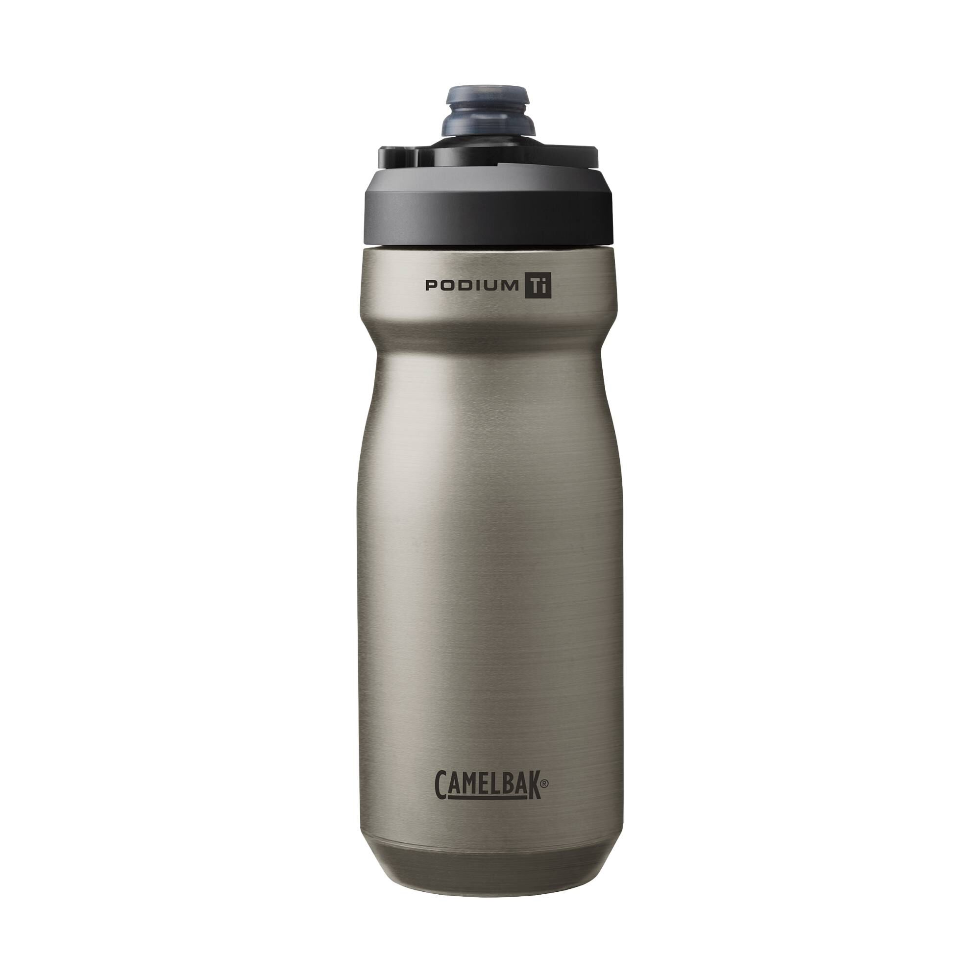 18oz Bike Water Bottles Podium Titanium CamelBak