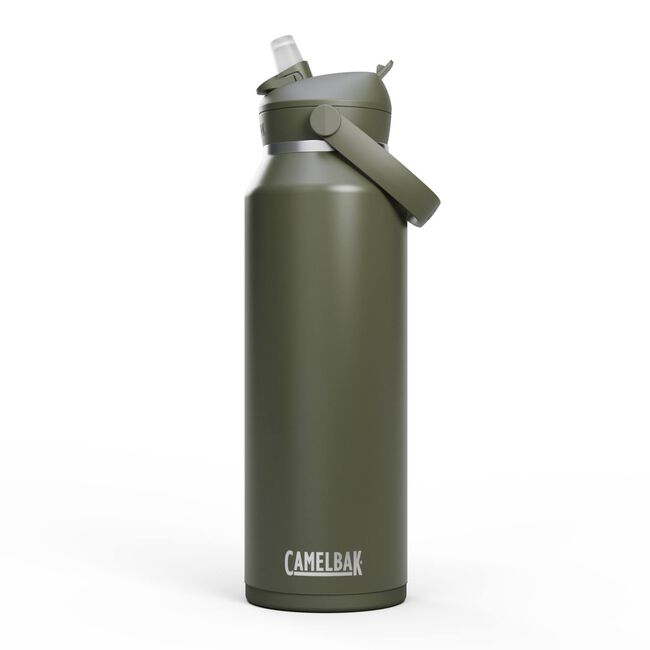 Thrive&trade; Flip Straw 40oz Bottle, Insulated Stainless Steel