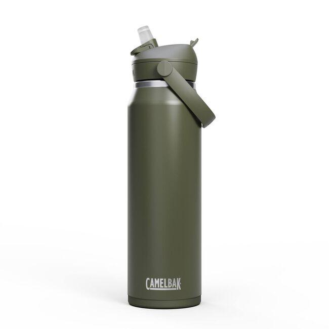 Thrive&trade; Flip Straw 32oz Bottle, Insulated Stainless Steel