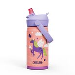 Thrive&trade; Flip Straw Kids 12oz Bottle, Insulated Stainless Steel
