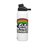 Chute&reg; Mag 32 oz Water Bottle, Insulated Stainless Steel plus Cleanup Kit, Pride Collection Limited Edition