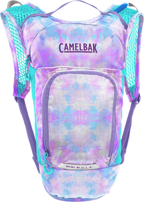 CamelBak Kids' Mini M.U.L.E 50 oz. Hydration Pack, Blue Tie Dye