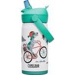 Thrive&trade; Flip Straw Kids 12oz Bottle, Insulated Stainless Steel