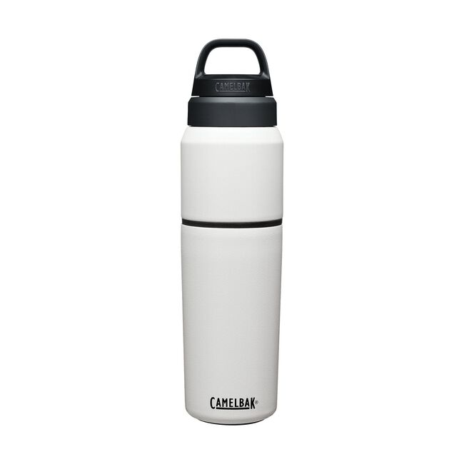 Thermoflask Set of 2 16 oz Stainless Steel Bottles (White/Blue)