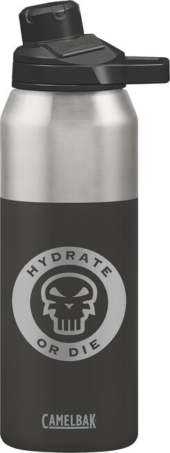 Chute&reg; Mag Vacuum 32 oz HOD Print Bottle, Insulated Stainless Steel