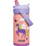 Thrive&trade; Flip Straw Kids 12oz Bottle, Insulated Stainless Steel
