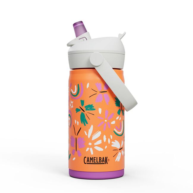 Thrive&trade; Flip Straw Kids 12oz Bottle, Insulated Stainless Steel