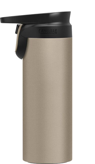 Forge Flow 16 oz Travel Mug, Insulated Stainless Steel