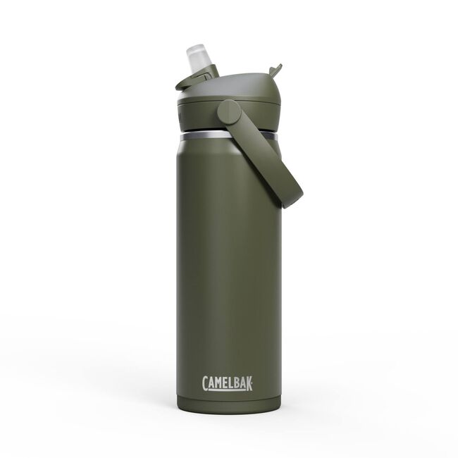 Thrive&trade; Flip Straw 20oz Bottle, Insulated Stainless Steel