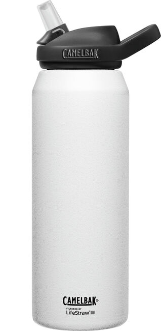 Eddy&reg; + filtered by LifeStraw&reg;, 32oz Bottle, Vacuum Insulated  Stainless Steel