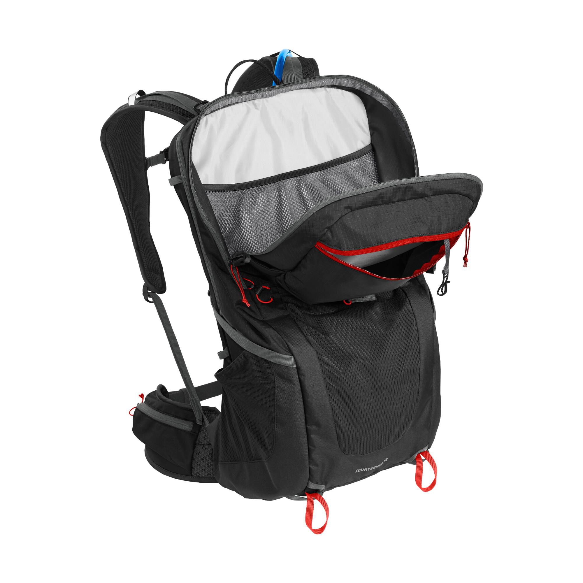 Hiking hydration pack top