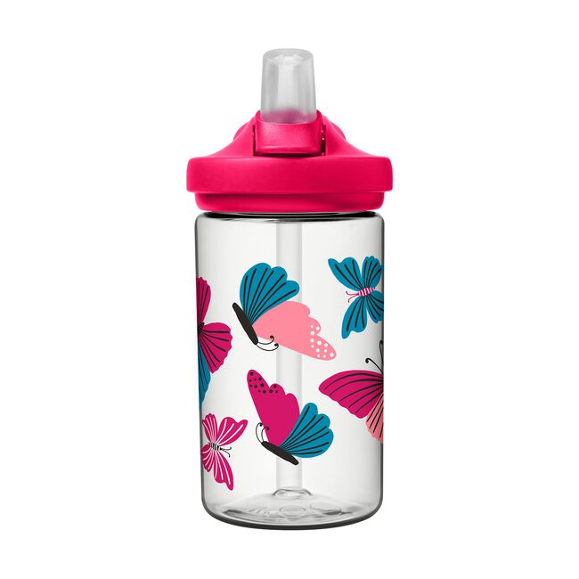 CAMELBAK eddy Kids' Water Bottle (13 fl oz, Flower Field) 54120