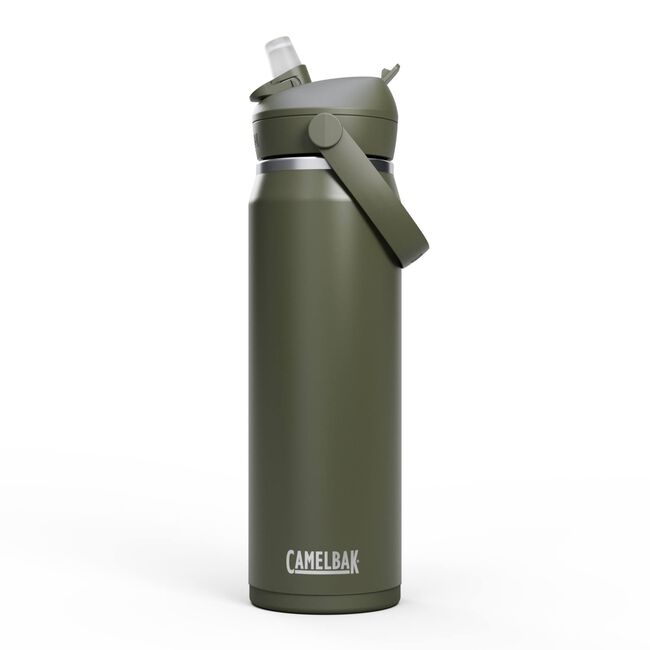 Thrive&trade; Flip Straw 25oz Bottle, Insulated Stainless Steel