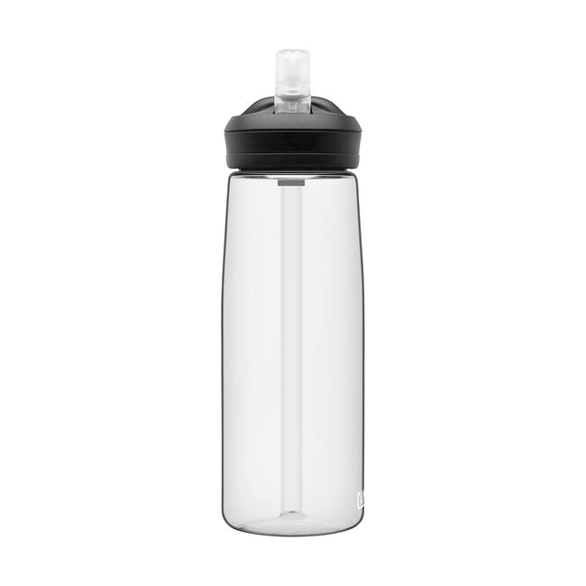24 Oz Clear Water Bottles with Flip-Up Straw & Big Handle, 6 Pack  Personalized P