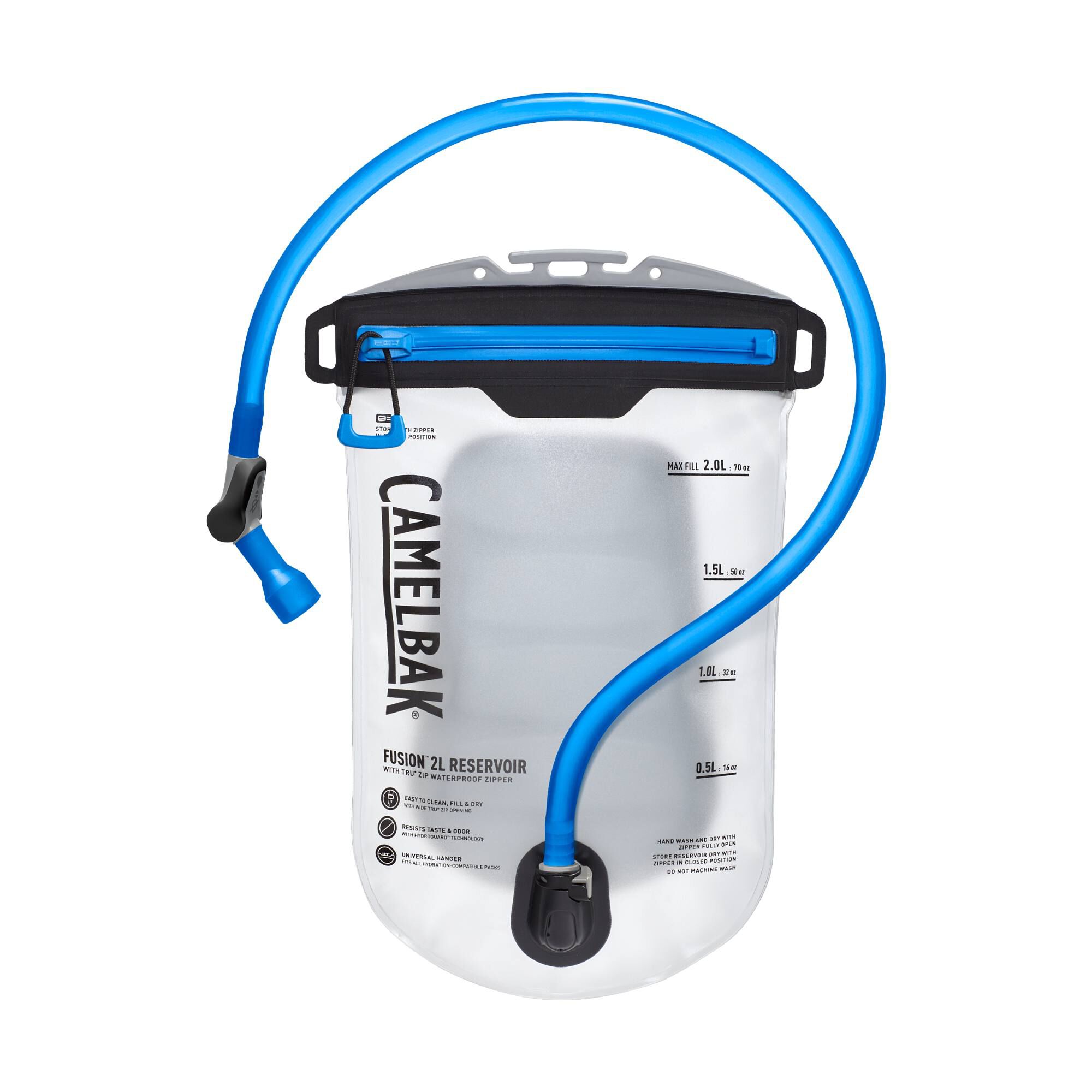 Fusion 2L Reservoir with TRU Zip Waterproof Zipper