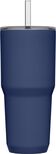 Horizon 30 oz Straw Tumbler, Insulated Stainless Steel