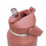 Thrive&trade; Flip Straw 40oz Bottle, Insulated Stainless Steel