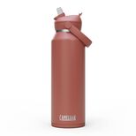 Thrive&trade; Flip Straw 40oz Bottle, Insulated Stainless Steel