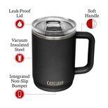 Thrive&trade; 16 oz Mug, Insulated Stainless Steel