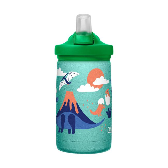 12oz Kids Bottle with Straw Cap - Dino