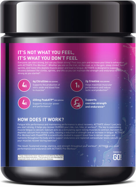 Performance Hydration Activate Pre-Workout Supplement