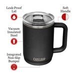 Thrive&trade; 16 oz Mug, Insulated Stainless Steel
