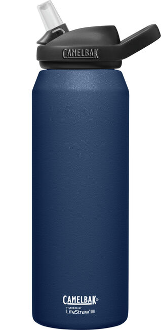 Eddy&reg; + filtered by LifeStraw&reg;, 32oz Bottle, Vacuum Insulated  Stainless Steel