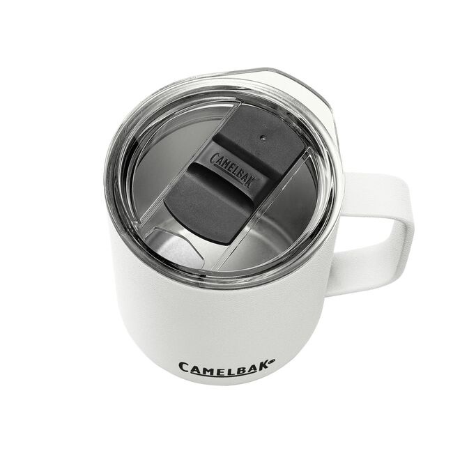 CamelBak Horizon 12 oz Camp Mug - Insulated Stainless Steel - Tri-Mode Lid  White