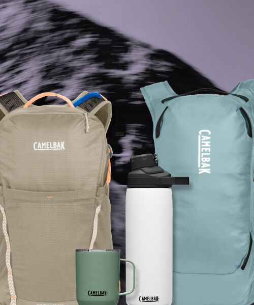 Camelbak now pack, bottle, and mug
