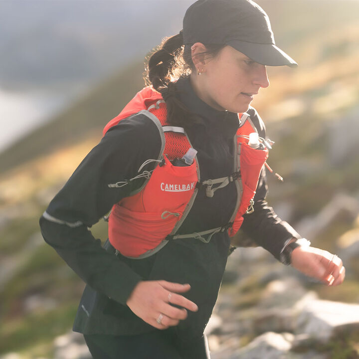 Runner with CamelBak products