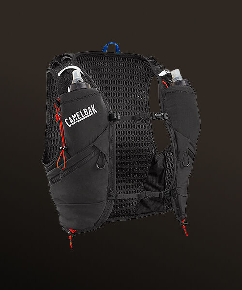 Apex Run Vest on a black background