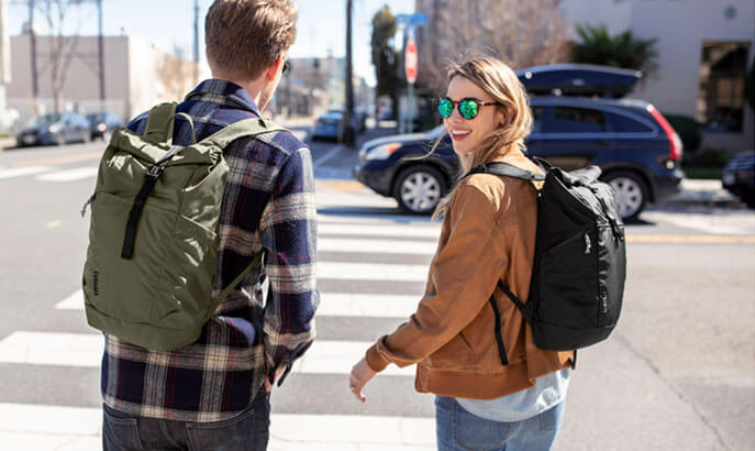 Two People on the Street Two People on the Street
