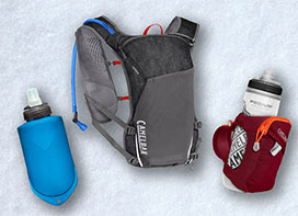 Runner wearing CamelBak Hydration Pack Runner wearing CamelBak Hydration Pack