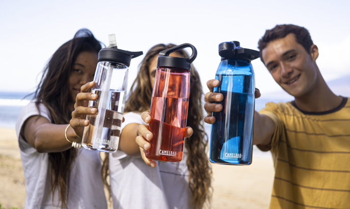 Assortment of Water Bottles. Assortment of Water Bottles.