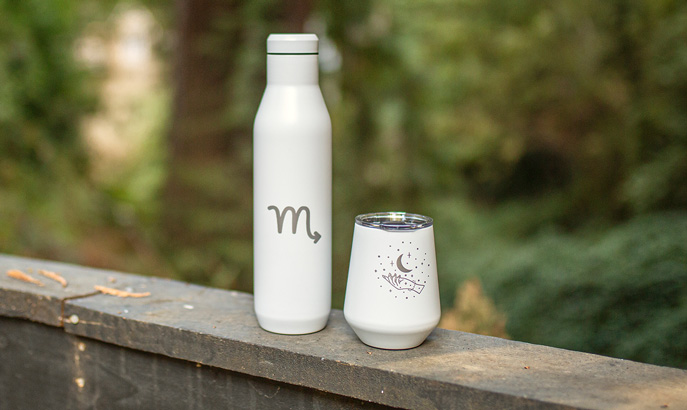 Custom engraved wine bottle and wine tumbler. Custom engraved wine bottle and wine tumbler.