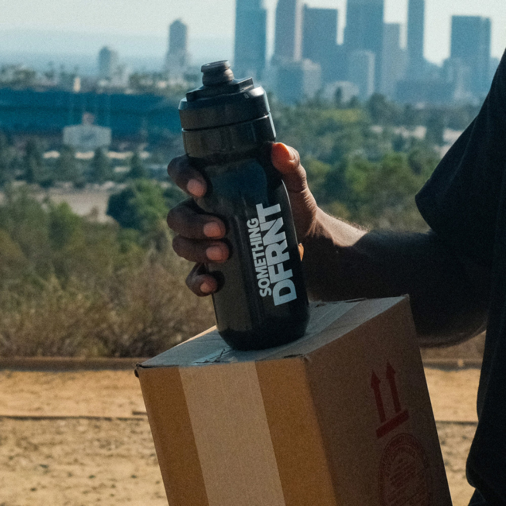 Personalized CamelBak bottle wrapped as a gift